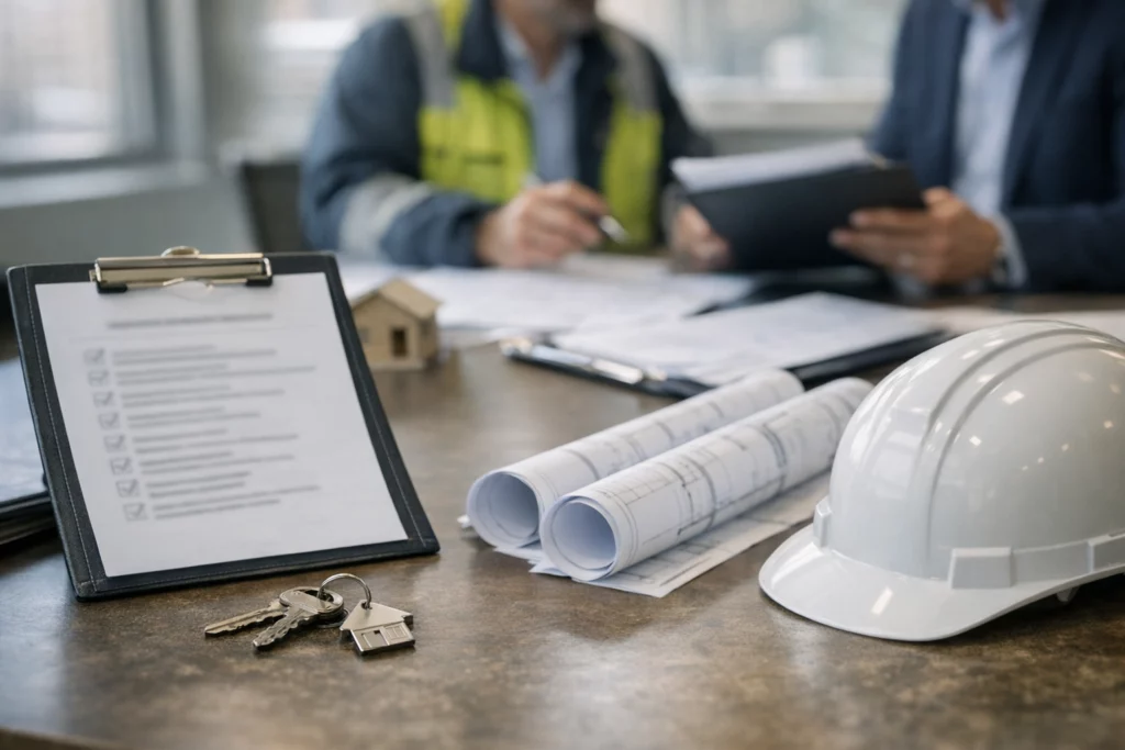 Réception chantier