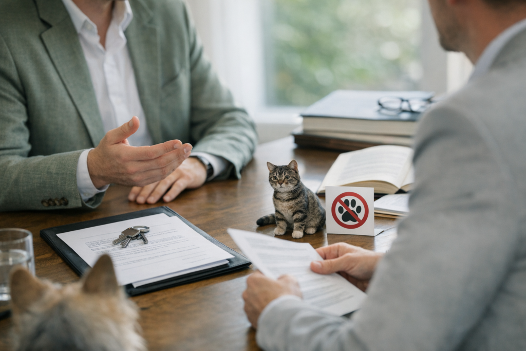 Interdiction d'animaux dans votre bail