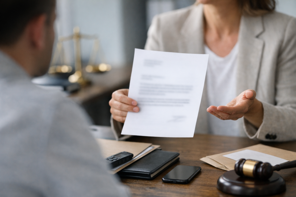 Lettre de licenciement