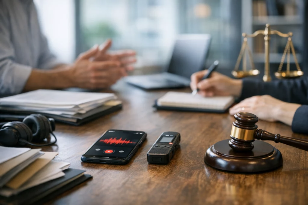 Enregistrer une conversation - droit pénal