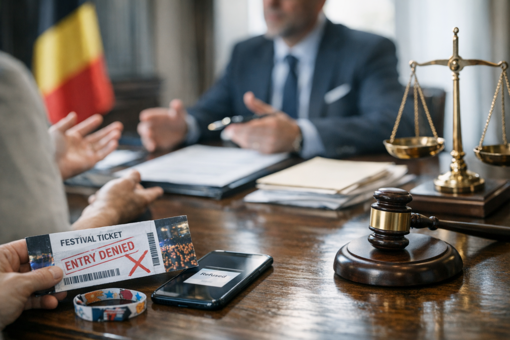 Billet de festival et revente - Drois de la consommation et droit des contrats